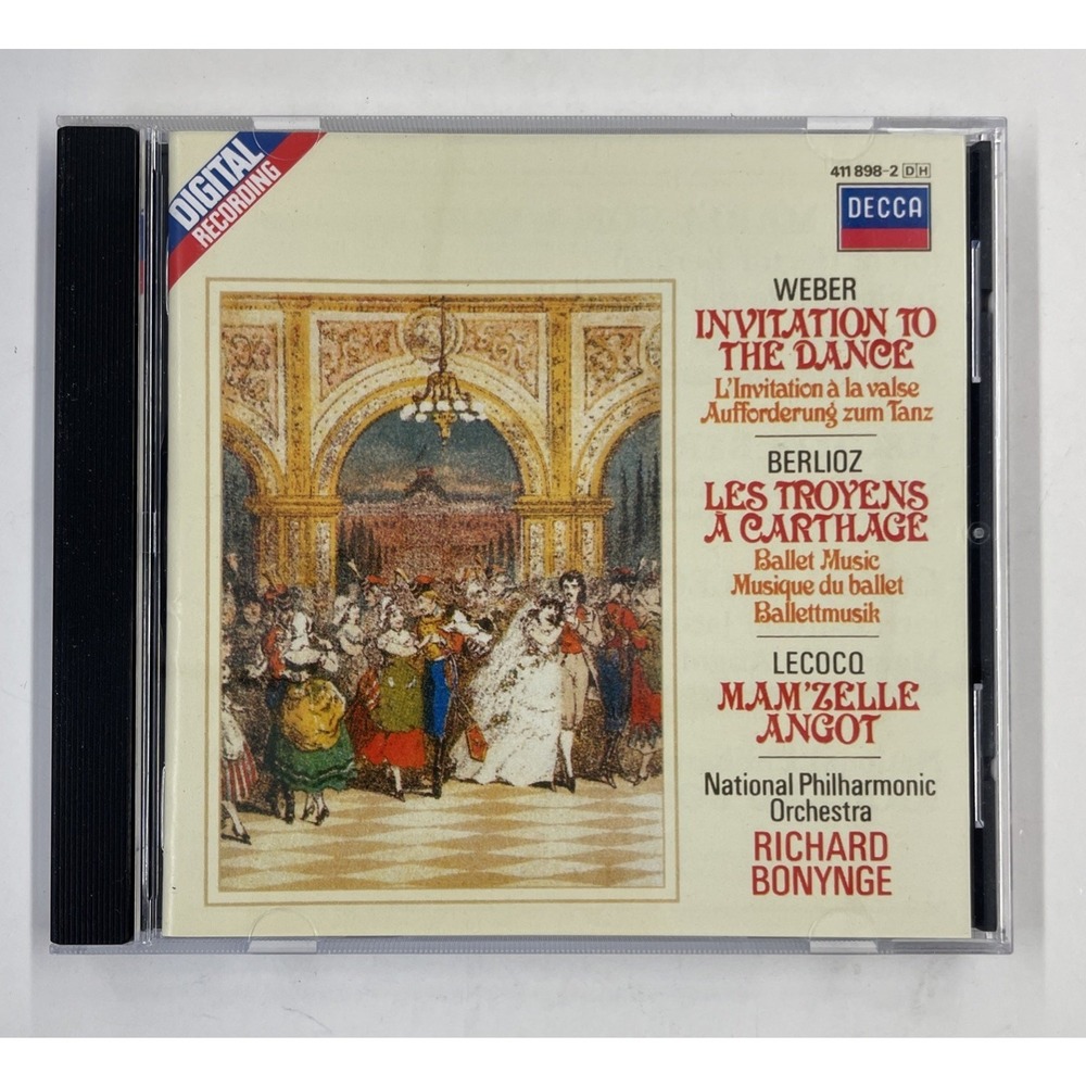 Weber Invitation To The Dance Berlioz Les Troyens Lecocq Mam'zelle CD